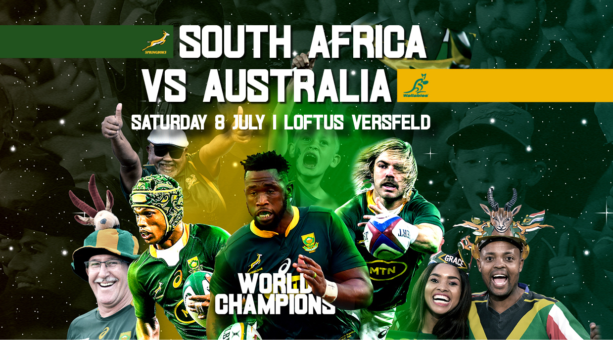 Win VIP Suite Tickets to the Sold Out Springboks vs Australia Test Match at Loftus!