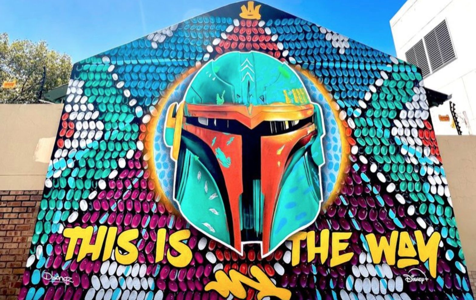 Mandalorian mural