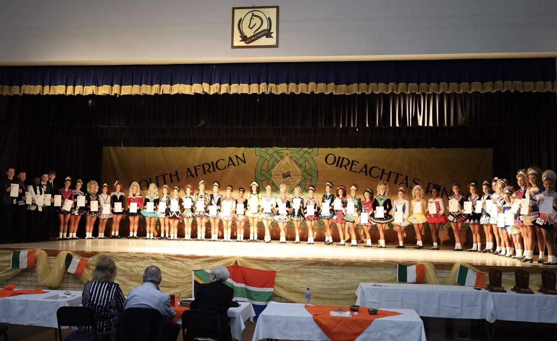 South African Irish dancers