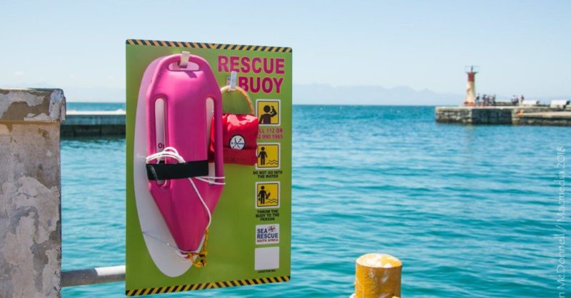 World Drowning Prevention Day Good Samaritan Pink Rescue Buoy - NSRI