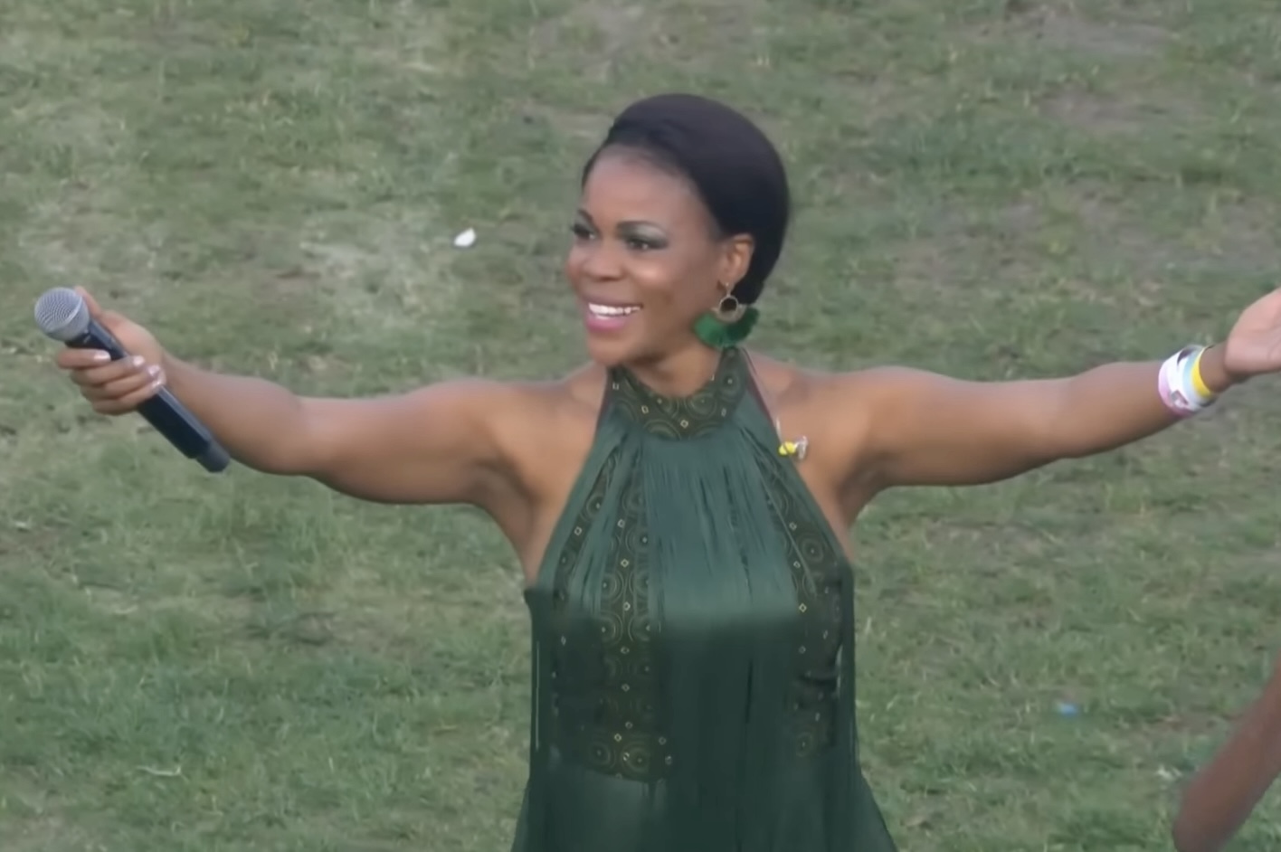 Watch: United in Tears! KB Motsilanyane Leads Historic Anthem Performance.