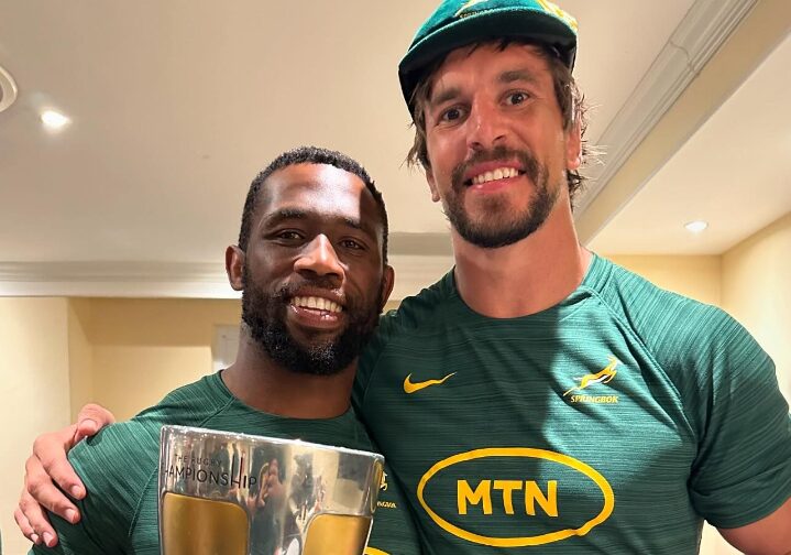 Siya Kolisi and Eben Etzebeth