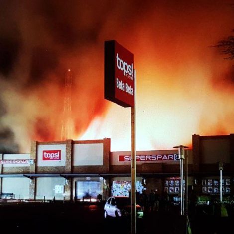 SPAR bela bela burnt down